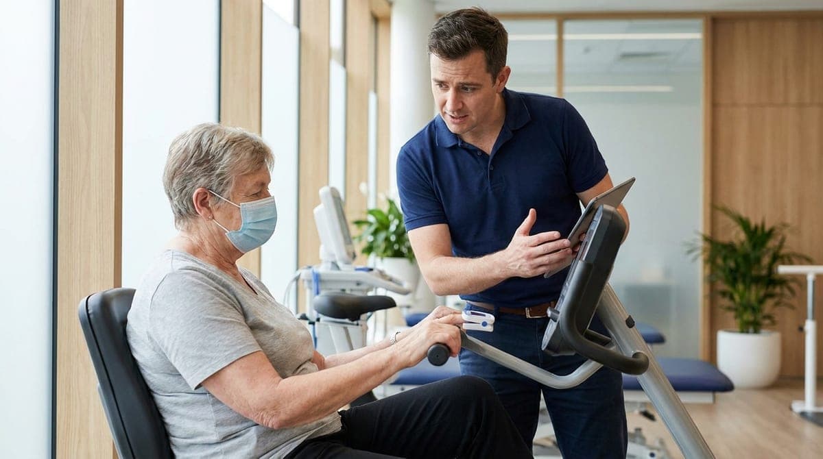 Réhabilitation pulmonaire : impact de l'étendue de la maladie