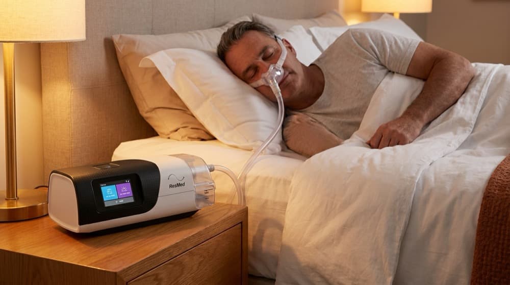 Patient avec ResMed AirSense 11