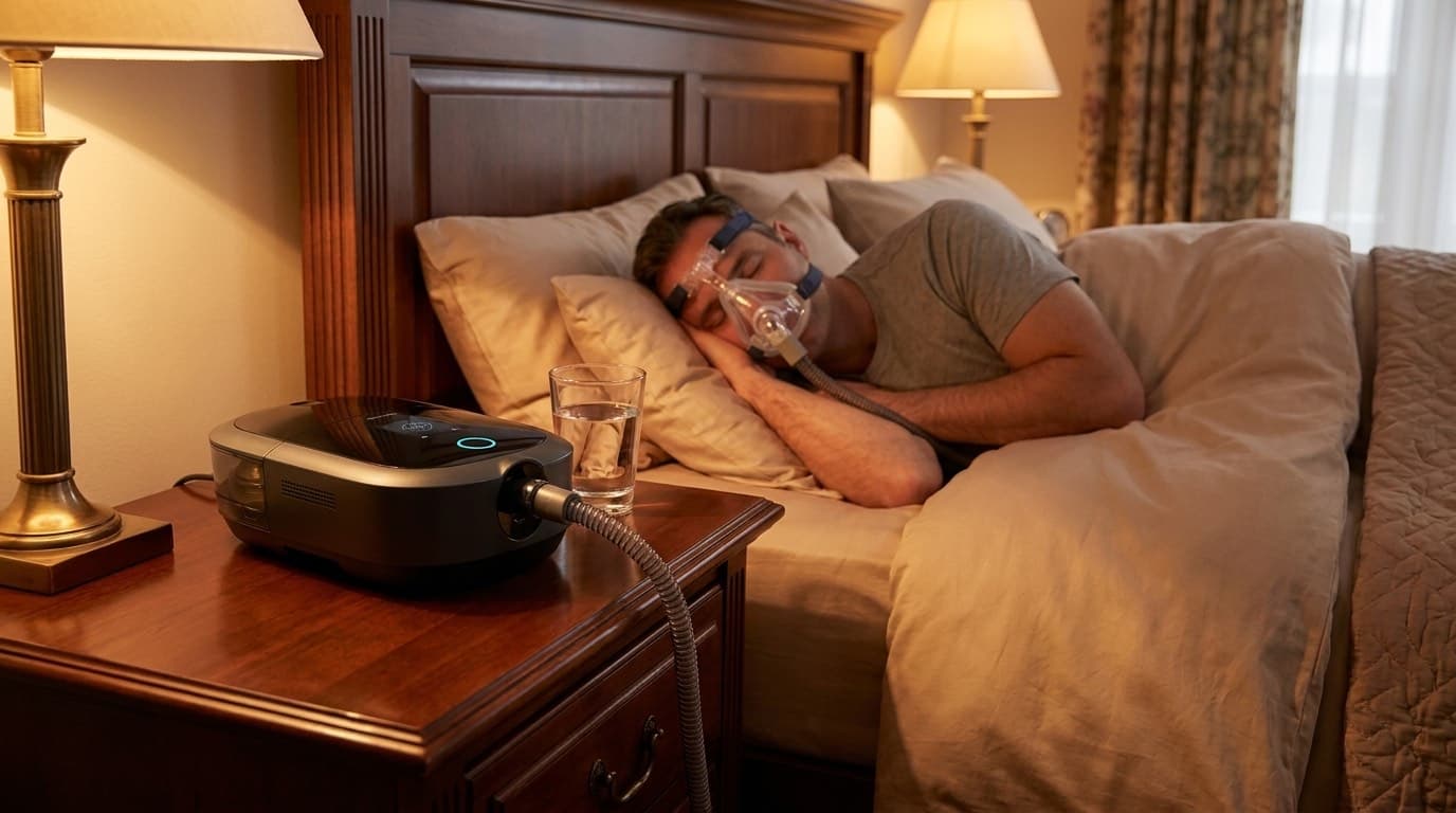 Patient avec Philips DreamStation 2
